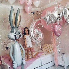 Шары для девочки на 6 лет с багзом банни